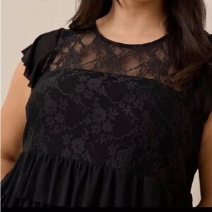 Torrid lace top blouse